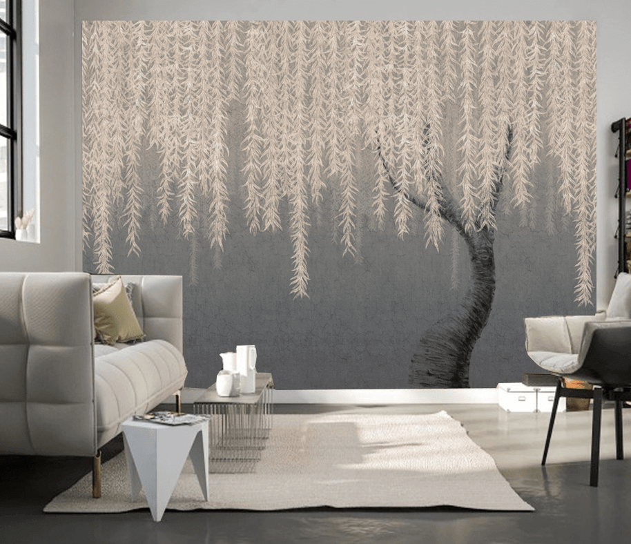 MinimalisticDecor.com-Willow Tree Wallpaper Murals: Transform Your Space
