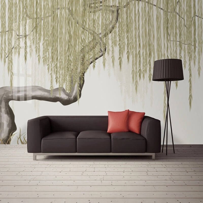 MinimalisticDecor.com-Willow Tree Wallpaper: Transform Your Space