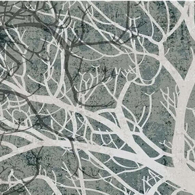 MinimalisticDecor.com-Winter Solitude - Forest Wallpaper Murals