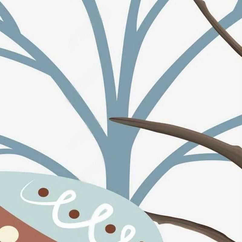 MinimalisticDecor.com-Winter Wonderland Wallpaper: Animal Party Atmosphere