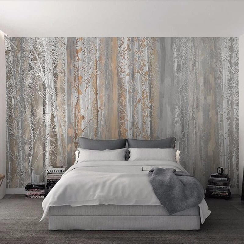 MinimalisticDecor.com-Wood Texture Forest Wallpaper: Transform Your Space