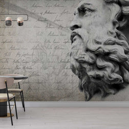 MinimalisticDecor.com-Zeus Theme Edition: Living Room Wallpaper Mural