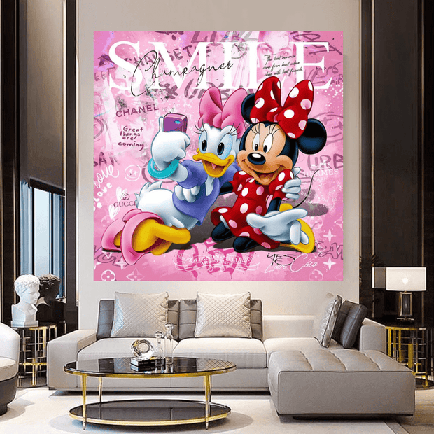 Minnie Canvas Wall Art - Capture Precious Moments-MinimalisticDecor.com