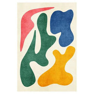 Modern Abstract Lamb Wool Carpet: Art Meets Luxury-MinimalisticDecor.com