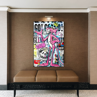 Modern Artistry - Pink Panther Poster-MinimalisticDecor.com