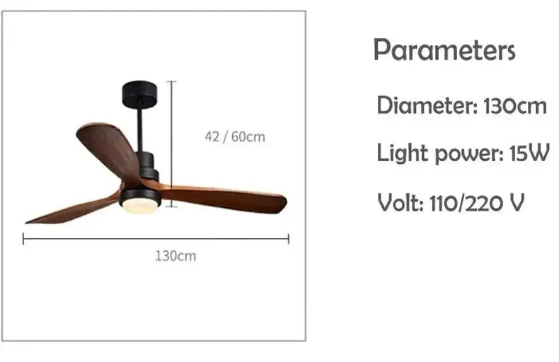 Modern Ceiling Fan with Light and Remote – 42-Inch-MinimalisticDecor.com