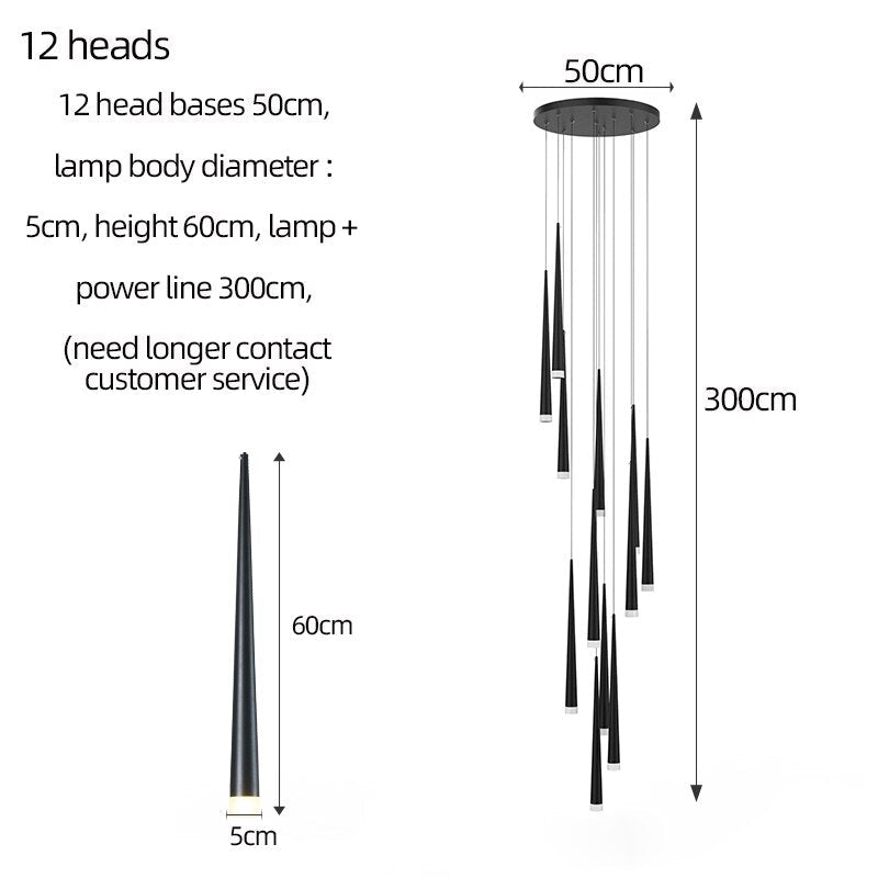 Modern Duplex Attic Pendant Lamp-MinimalisticDecor.com
