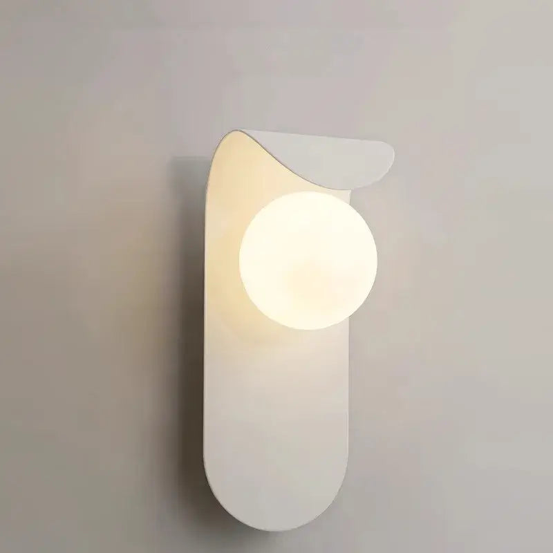 Modern Globe Shade Wall Light – G9 LED Wall Lamp for Bedroom &amp; Hallway-MinimalisticDecor.com