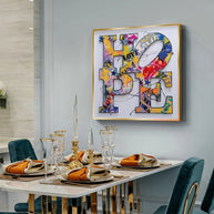 Modern Graffiti Art Canvas Painting - Inspirational Home Decor-MinimalisticDecor.com