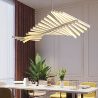 Modern LED Chandelier Lighting Nordic Black/White Office Pendant Lamps-MinimalisticDecor.com