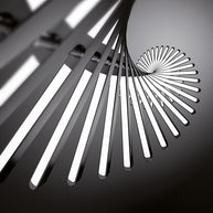 Modern LED Chandelier Lighting Nordic Black/White Office Pendant Lamps-MinimalisticDecor.com