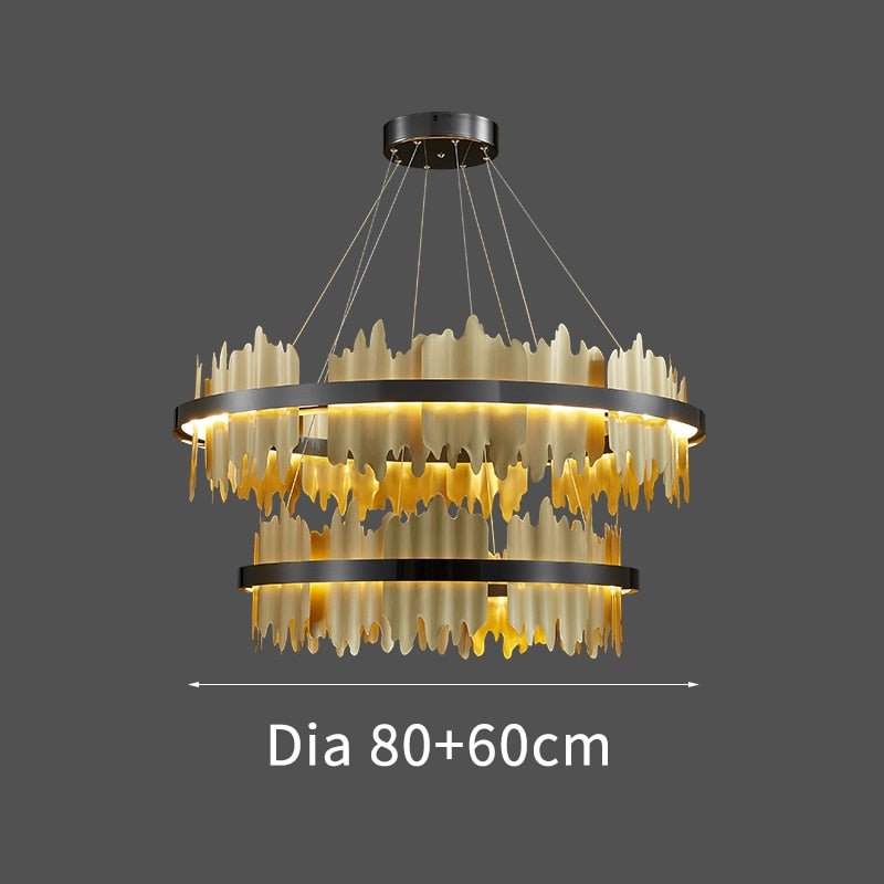 Modern LED Round Hanging Lamp-MinimalisticDecor.com