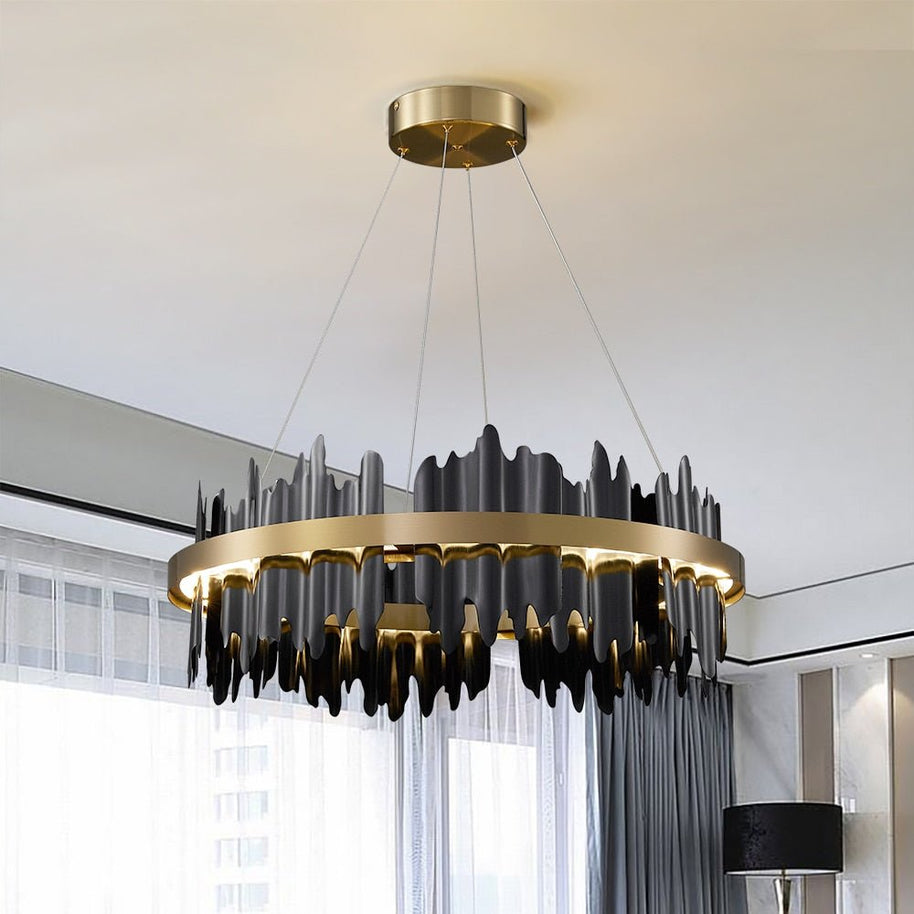 Modern LED Round Hanging Lamp-MinimalisticDecor.com