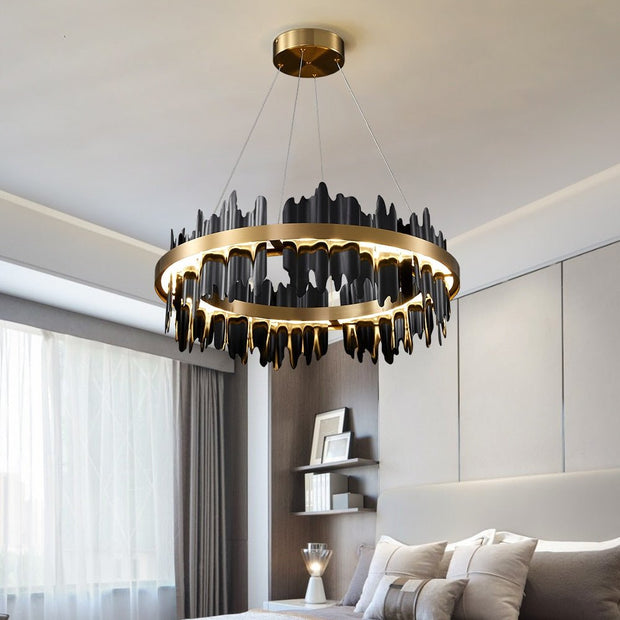 Modern LED Round Hanging Lamp-MinimalisticDecor.com