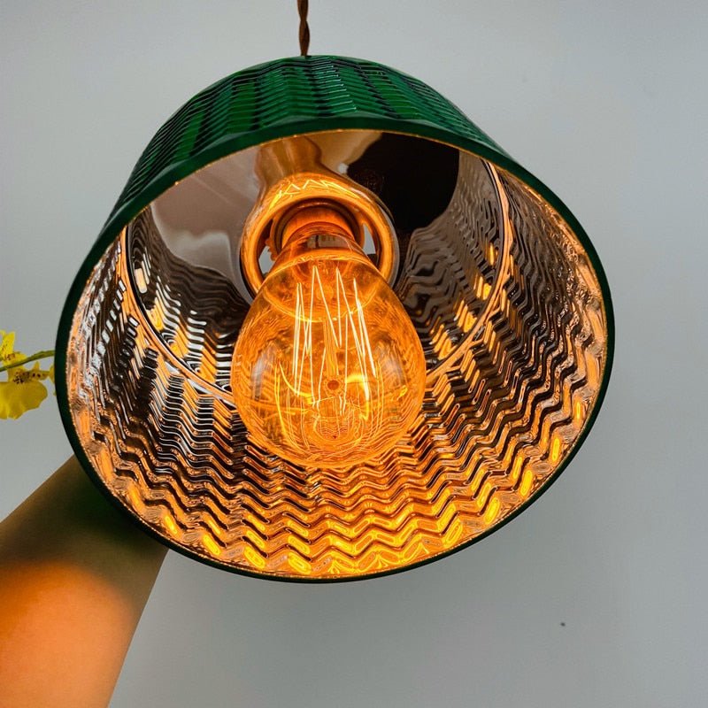 Modern Loft Pure Copper Lamp Holder Green Light-MinimalisticDecor.com