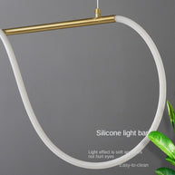 Modern Long Hose LED Chandelier for Dining Room-MinimalisticDecor.com