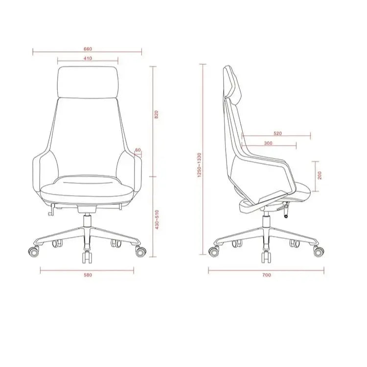Modern Luxury Executive Office Chair – CEO Adjustable Leather Chair-MinimalisticDecor.com