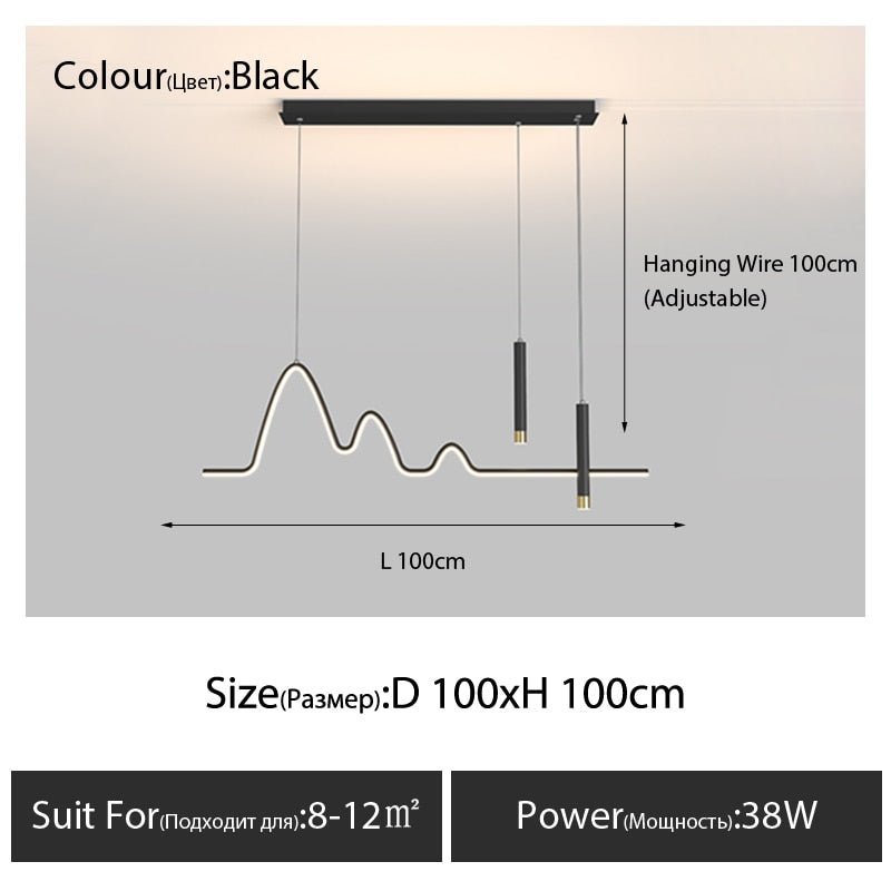 Modern Minimalist LED Chandelier Light-MinimalisticDecor.com