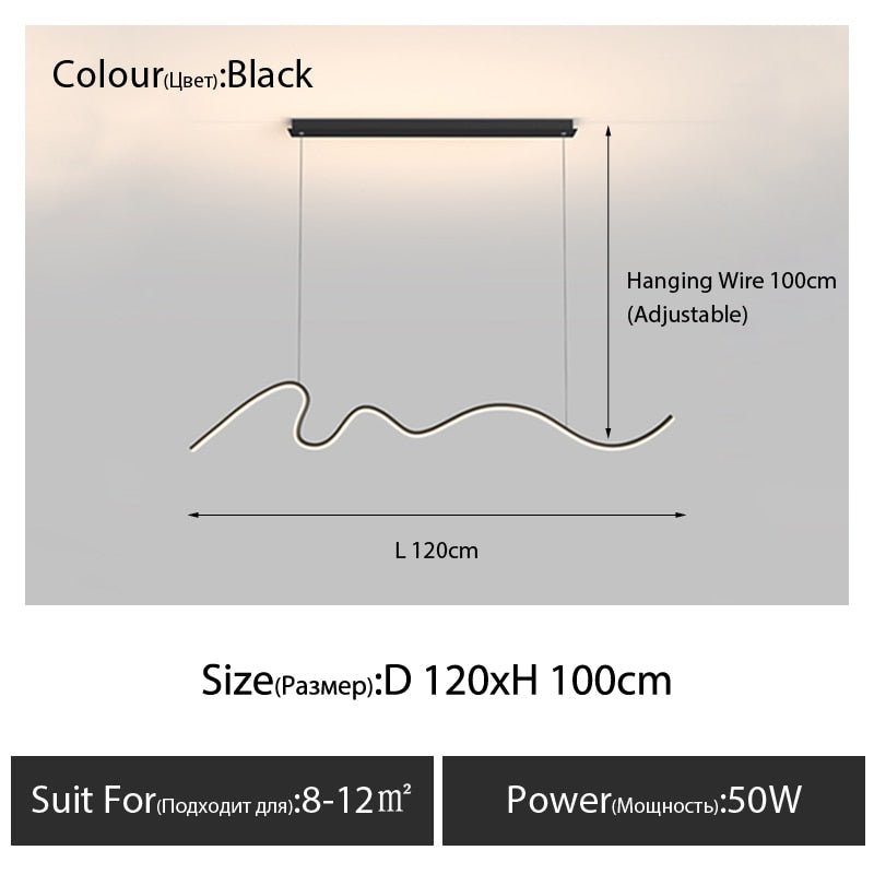 Modern Minimalist LED Chandelier Light-MinimalisticDecor.com