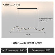 Modern Minimalist LED Chandelier Light-MinimalisticDecor.com