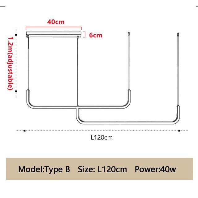 Modern Minimalist LED Pendant Lamp Black Gold-MinimalisticDecor.com