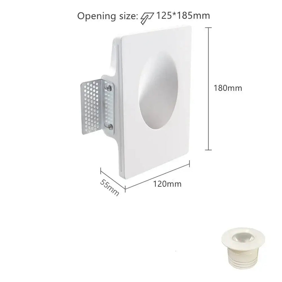 Modern Recessed LED Wall Light-MinimalisticDecor.com