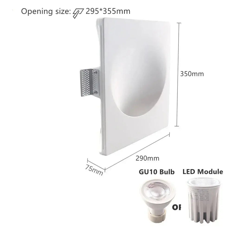 Modern Recessed LED Wall Light-MinimalisticDecor.com