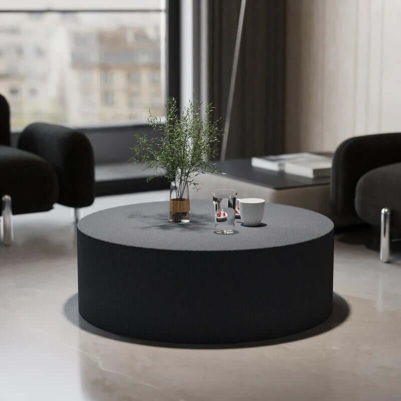 Modern Round Marble Coffee Table-MinimalisticDecor.com