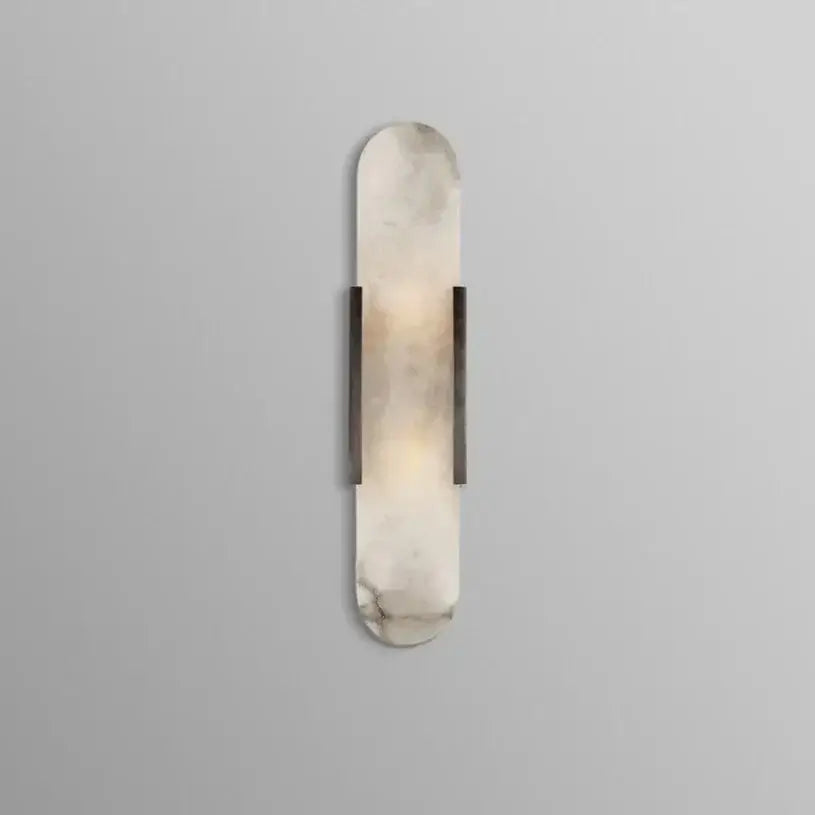 Modern Stone Wall Lamp with Marble Shade – LED Wall Lighting-MinimalisticDecor.com