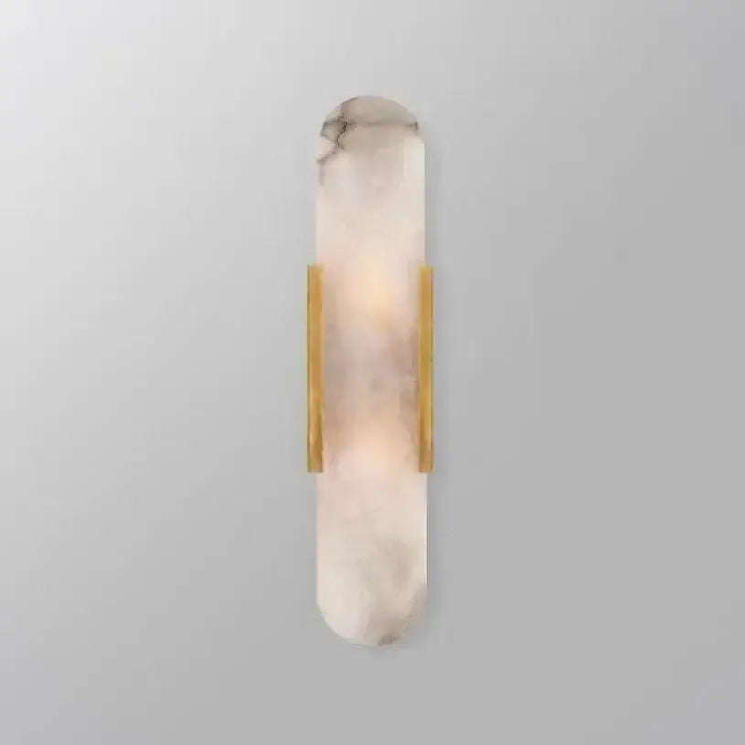 Modern Stone Wall Lamp with Marble Shade – LED Wall Lighting-MinimalisticDecor.com