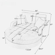 Modern Tufted Chaise Lounge Sofa – Upholstered Comfort-MinimalisticDecor.com