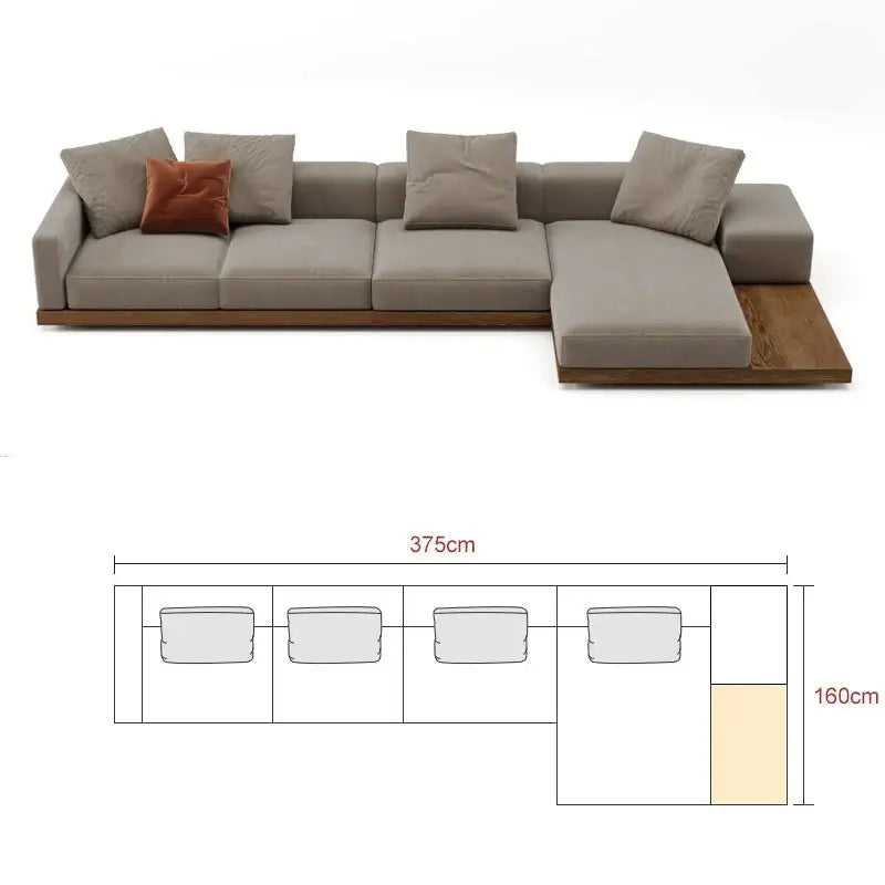 Modular Lounge Cloud Floor Accent Sofa-MinimalisticDecor.com