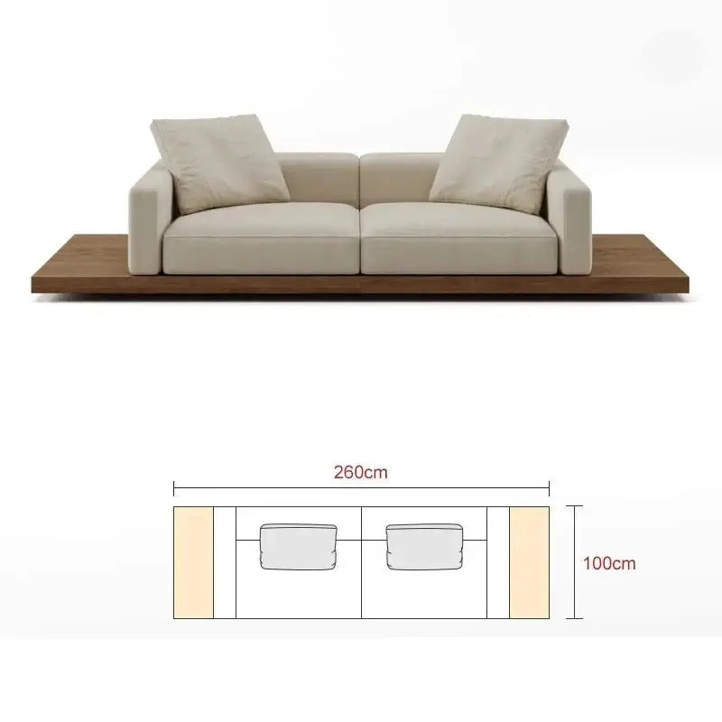 Modular Lounge Cloud Floor Accent Sofa-MinimalisticDecor.com