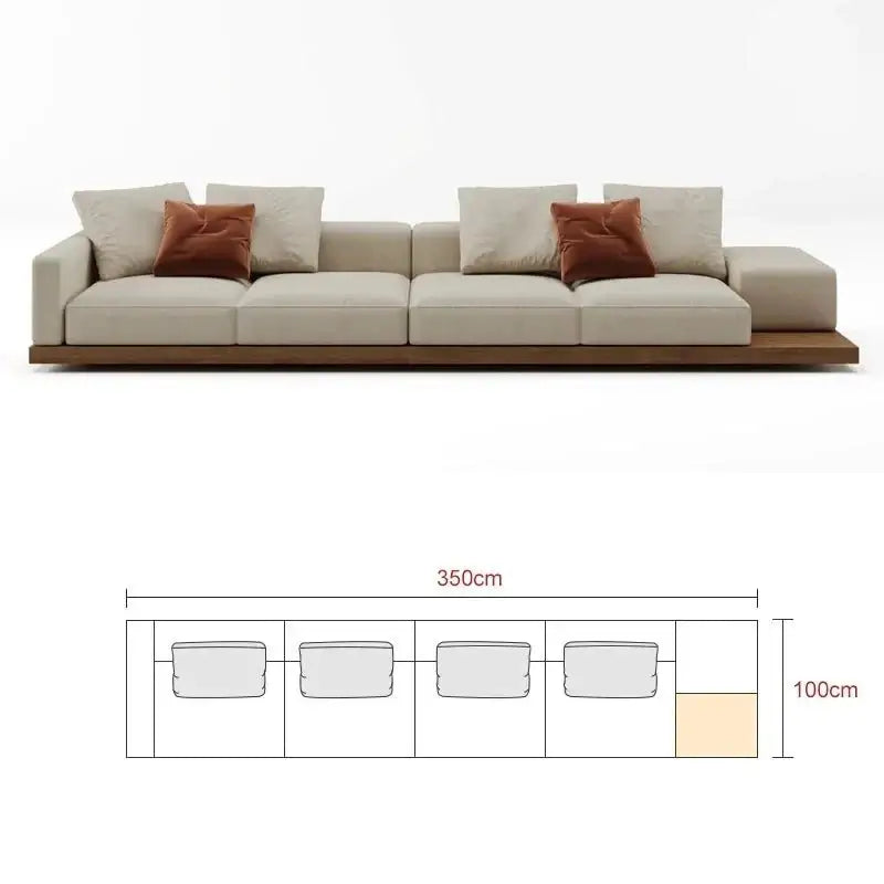 Modular Lounge Cloud Floor Accent Sofa-MinimalisticDecor.com
