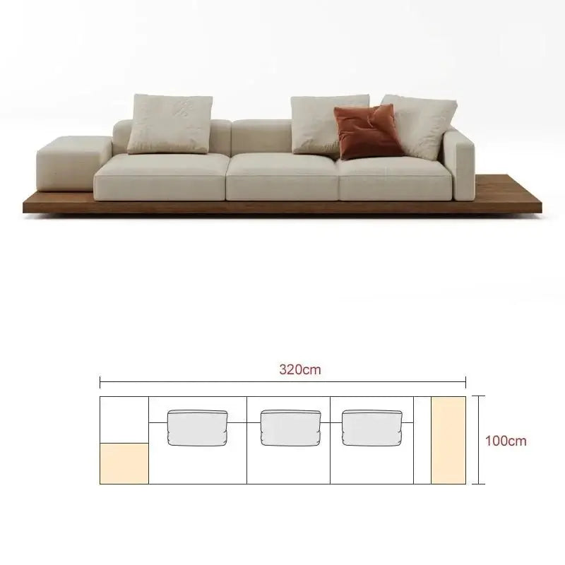 Modular Lounge Cloud Floor Accent Sofa-MinimalisticDecor.com