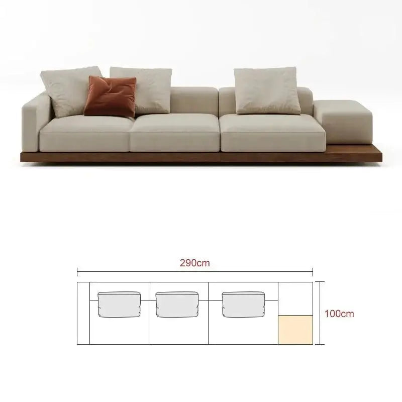 Modular Lounge Cloud Floor Accent Sofa-MinimalisticDecor.com