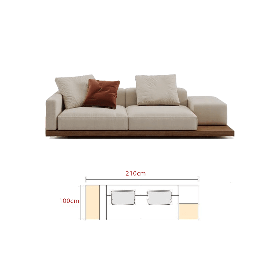 Modular Lounge Cloud Floor Accent Sofa-MinimalisticDecor.com