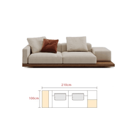 Modular Lounge Cloud Floor Accent Sofa-MinimalisticDecor.com
