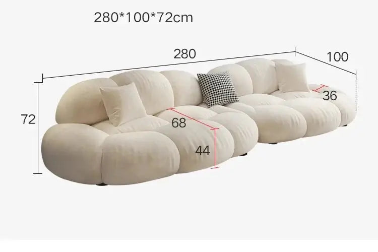 Modular Loveseat Para Sala Lounge Sofa – Style Meets Comfort-MinimalisticDecor.com