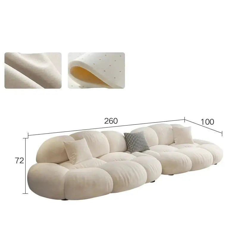 Modular Loveseat Para Sala Lounge Sofa – Style Meets Comfort-MinimalisticDecor.com