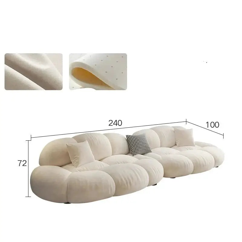 Modular Loveseat Para Sala Lounge Sofa – Style Meets Comfort-MinimalisticDecor.com
