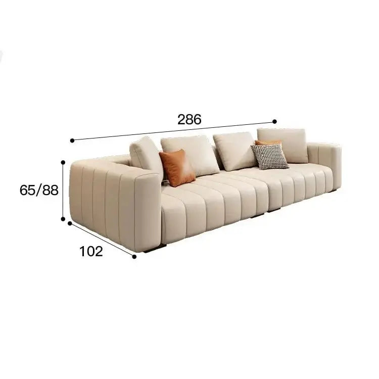 Modular Sectional Leather Sleeper Sofa-MinimalisticDecor.com