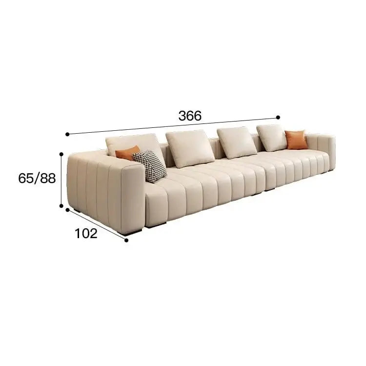 Modular Sectional Leather Sleeper Sofa-MinimalisticDecor.com