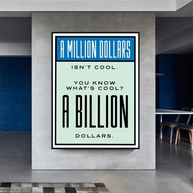 Monopoly Canvas Wall Art: Exclusive Billion Dollars-MinimalisticDecor.com