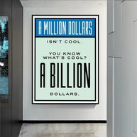 Monopoly Canvas Wall Art: Exclusive Billion Dollars-MinimalisticDecor.com
