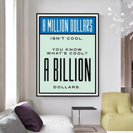 Monopoly Canvas Wall Art: Exclusive Billion Dollars-MinimalisticDecor.com