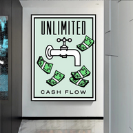 Monopoly Canvas Wall Art for Enhancing Cash Flow-MinimalisticDecor.com