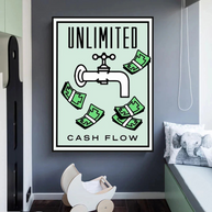 Monopoly Canvas Wall Art for Enhancing Cash Flow-MinimalisticDecor.com