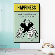 Monopoly Canvas Wall Art: Not Something You Can Buy-MinimalisticDecor.com