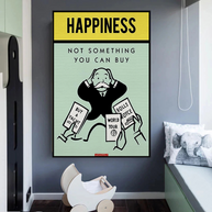 Monopoly Canvas Wall Art: Not Something You Can Buy-MinimalisticDecor.com